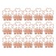 thumbnail image 4 of Clips De Carpeta Pequeños, Fuerte Fuerza De Sujeción, Reutilizables, 15 Piezas, Clips De Carpeta De Papel Multifuncionales De Trébol De Rosa Con Caja De Almacenamiento Para El ANGGREK Office Binder Clips, 4 of 8