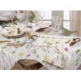 thumbnail image 3 of SARO 1015.OW1420B Floral Design Linen Placemats  Off White - Set of 4, 3 of 3