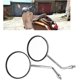 thumbnail image 3 of Compatible With Honda Ct70 Mirror 8mm Senyar 2pcs 8mm Motorcycle Rearview Mirrors,iron Round Right And Left Side Rear View Mirror, 3 of 5