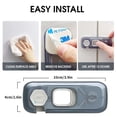 thumbnail image 7 of Fridge Lock,2pcs Fridge Locks For Kids.Refrigerator Lock Also Used For Rv Refrigerator Oven Lock Child Safety Baby Cabinet Locks, 7 of 7