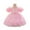 Light pink, variant on Toddler Girl Flower Dress Puffy Sleeve Party Gown Elegant Tulle Ruffle Birthday Outfit for Special Occasions Wedding Pageant