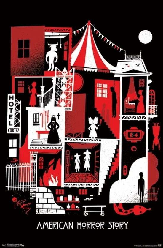 American Horror Story - Graphic Poster Print (22 x 34) - Walmart.com ...