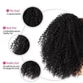 thumbnail image 3 of RKSTN Perruques Perruque en Cheveux Humains Bourgeons de Cheveux pour Femme Petits Cheveux Bouclés Chignon Cheveux Bouclés Perruques Sans Colle, 3 of 3