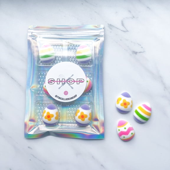 PASTEL EGG EDIBLE DECORATIONS