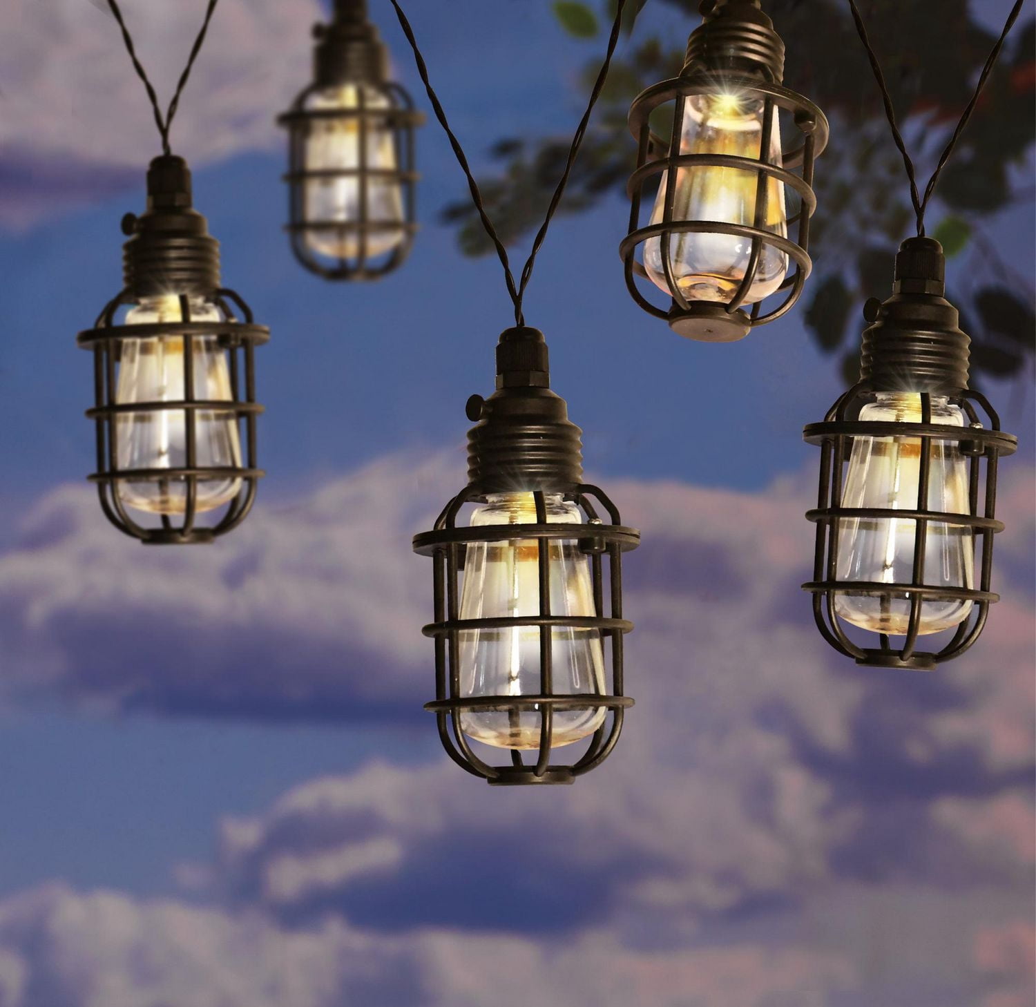 SOLAR LANTERN STRING 10CT