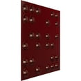 thumbnail image 2 of Ekena Millwork 19 5/8"W x 19 5/8"H Emery EnduraWall Decorative 3D Wall Panel, Gloss Merlot (12-Pack for 32.04 Sq. Ft.), 2 of 6