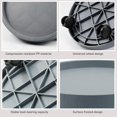 thumbnail image 4 of Plateau de Jardinière Rond Mobile avec Roues Base Mobile Industrielle Robuste pour la Plupart des Types de Pots de Plantes - Semaine, 4 of 4