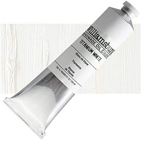 UPC: 0877463003127 | Williamsburg Handmade Oil Colors – Titanium White – 150ml Tube