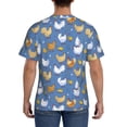 thumbnail image 2 of Naloa Chicken Family Men's T-Shirt Sport T-shirt Men's Basic Tee Casual Men's Shirt, Round Neck, Short Sleeves - Small, 2 of 5