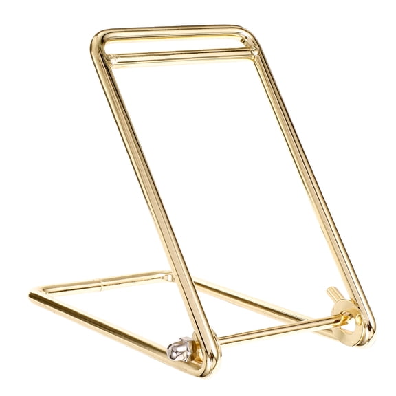 BESTOYARD Golden Stainless Steel Ticket Dispenser with Stable Base for Desktop Movie and Raffle Ticket Organization
