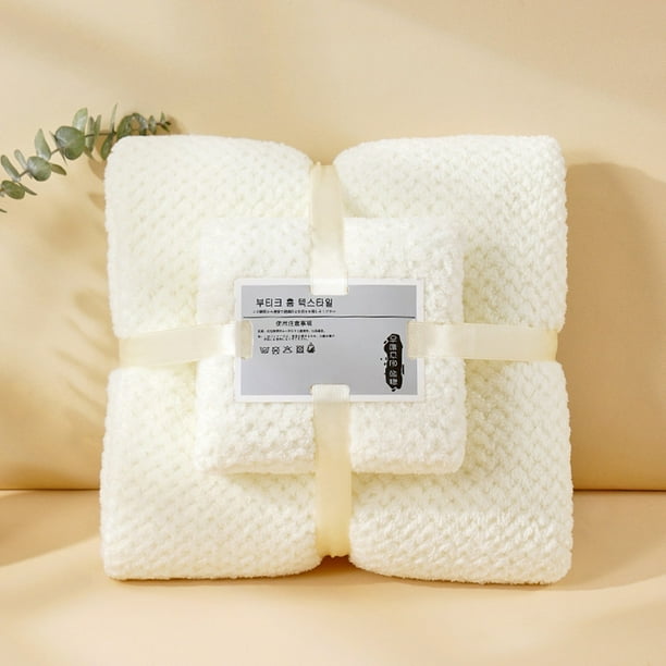 Juego de toallas de microfibra premium | Toalla de baño y de mano ultrasuaves | 70 x 140 cm y 34 x 74 cm | Toallas de baño sin pelusa y de secado rápido