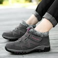thumbnail image 4 of Ecetana Winter Snow Boots for Women Keep Warm Lined Ankle Booties Outdoor Hiking Shoes, 4 of 6