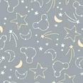thumbnail image 4 of Disney Baby Mickey Mouse Gray/Yellow Celestial Fitted Crib Sheet by Lambs & Ivy, 4 of 4