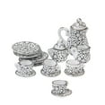 thumbnail image 1 of 15 Poupée Maison de Table Miniature Porcelaine Céramique Ensemble Points Marguerite, 1 of 7
