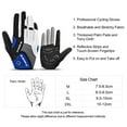 thumbnail image 7 of INBIKE 5mm Gel Padded Mens Cycling Gloves Breathable Bike Gloves Sizes S-2XL, 7 of 7