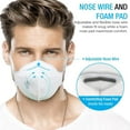 thumbnail image 6 of FANGTIAN N95 Mask NIOSH Certified Particulate Respirators Protective Face Mask (Pack of 10, Model FT-N040 / Approval Number TC- , 10 Count (Pack of 1), 6 of 6
