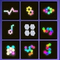 thumbnail image 4 of Hexagonal RGB Light under $5! CQCYD Hexagonal RGB Light Panels, Smart Control LED Wall Light with Music Sync, Game Room Mood Lighting, DIY Background Wall Light for Bedroom Living Room, USB Powered, 4 of 7