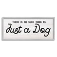 thumbnail image 5 of Stupell Industries Just A Dog Rustic Typography Animal Lover Quote Framed Wall Art, 30 x 13, Design by Daphne Polselli, 5 of 5
