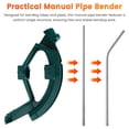 thumbnail image 4 of Tubo Manual Portátil de la Dobladora de Tubos de Acero Que Forma las Herramientas Tubo Cableado Cabeza del Doblador del Conducto Que Forma las Herramientas Manuales 3/4 Pulgadas, 4 of 5