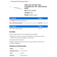 thumbnail image 2 of Outlet Lower Oil Cooler Hose - Compatible with 1996 - 2000 Chevy K2500 1997 1998 1999, 2 of 2