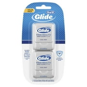 Oral-B Glide Pro-Health Deep Clean Waxed Dental Floss, Cool Mint, 40 M, Pack of 2