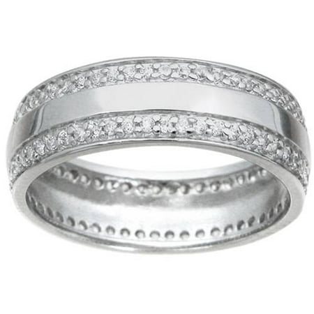 925 Sterling Silver Men's Wedding Band