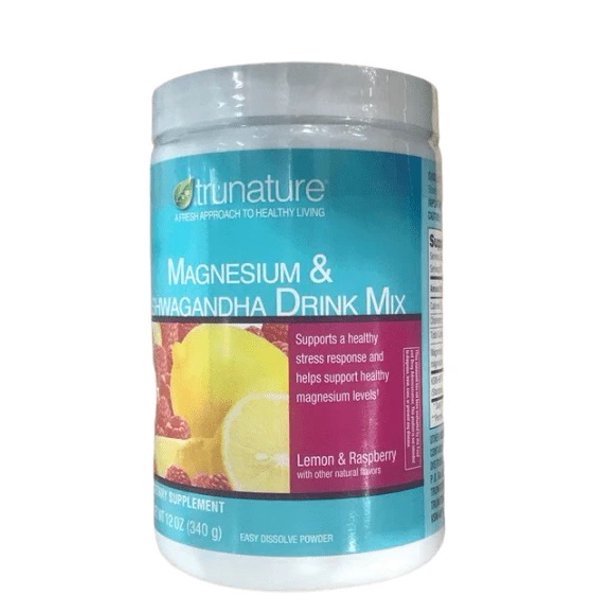 TRUNATURE MAGNESIUM & ASHWAGANDHA DRINK MIX, 12 OZ