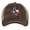 Brown, variant on Texas State Hat - Distressed Flag Design - Vintage Lone Star Trucker Strapback Cap (RoyalBlue)
