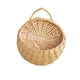 thumbnail image 1 of Cesta colgante de pared Cesta tejida de mimbre Decoración de pared Flor decorativa rústica Diámetro 30cm, 1 of 9
