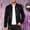 Black, variant on Men's Sequin Varsity Jackets Zipper Festival Disco Sparkly Shiny Baseball Bomber Jacket Silver