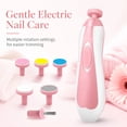 thumbnail image 2 of Byseng 21 in 1 Baby Grooming Kit with Electric Nail Trimmer, Comb, Brush, Nail Clippers, Scissors, Care Tools and Travel Case, Pink, 2 of 10