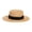 Khaki1, variant on LRen Tea Party Hats for Women Stylish Paper Straw Bucket Hat for Women Summer Casual Beach Dress Accessory With Wide Brim Sun BG1