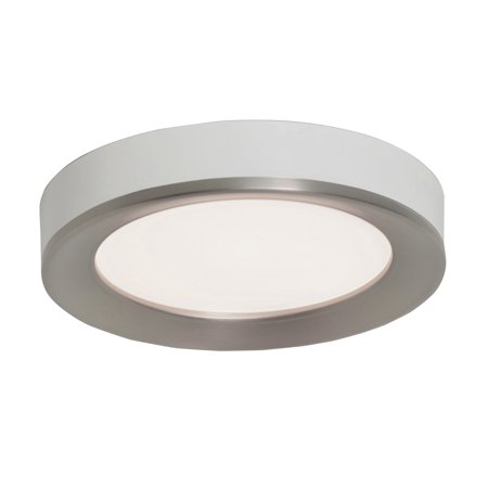 

Strick & Bolton Lancaster 16-inch Satin Nickel LED Flush Mount