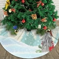 thumbnail image 3 of Merry Christmas Tree Santa Snowflake Winter Christmas Tree Skirt, 36"Xmas Tree Skirt for Merry Christmas Party Christmas Tree Decoration, 3 of 4