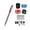 Kit 9, variant on Automatic 300KG Single Leaf Door Electric Swing Gate Opener Motor DC Single Linear Actuator Operator Access Control System ,Free Your Hands