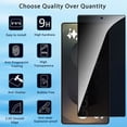 thumbnail image 2 of 3-PACK Privacy Screen Protector Compatible with Samsung Galaxy S25 Edge, Anti Spy Black Tempered Glass Protective Film for Samsung S25 Edge [Easy Installation] [Bubble Free] [Case Friendly], 2 of 9