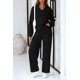 thumbnail image 3 of Conjunto Coordinado PRETTYGARDEN de 2 Piezas Suéter Negro Talle L, 3 of 8