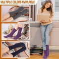 thumbnail image 4 of Calcetines de lana Sandsuced Merino para mujer, senderismo, paquete de 5 pares, 4 of 6