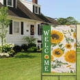 thumbnail image 4 of Spring Summer Sunflower Garden Flag 28x40 Inch Double Side for Outdoor Courtyard Garden Decor Flowers Welcome Holiday Flag for Outside Decoration, 4 of 6