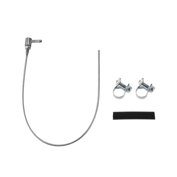 Unique Bargains Heater Fuel Tank Standpipe Kit Heating Fuel Hose Clip Kit with Black Hose and 2Pc Clips Diesel Heater