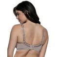thumbnail image 2 of Paramour by Felina | Amaranth Plush T-Shirt Bra w/ Sheer Details (Gull Grey, 44DD), 2 of 4