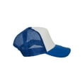 thumbnail image 4 of Youth Girls Boys Trucker Cap - Snapback Kids Baseball Hat White/Royal, 4 of 4