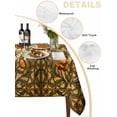 thumbnail image 2 of Vintage Bees Table Cloth, Waterproof Tablecloth for Rectangle Tables, Country Retro Animal Flowers Yellow Brown Reusable Washable Fabric Table Cover for Restaurant Kitchen Dining Tables 60"x120", 2 of 9