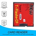 thumbnail image 3 of Carte Mémoire Compacte T-Flash vers CF type1 Rouge Noir Adaptateur UDMA, 3 of 6