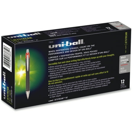 Uni-Ball, SAN73834DZ, Jetstream RT Bold Tip Ballpoint Pens, 1 Dozen