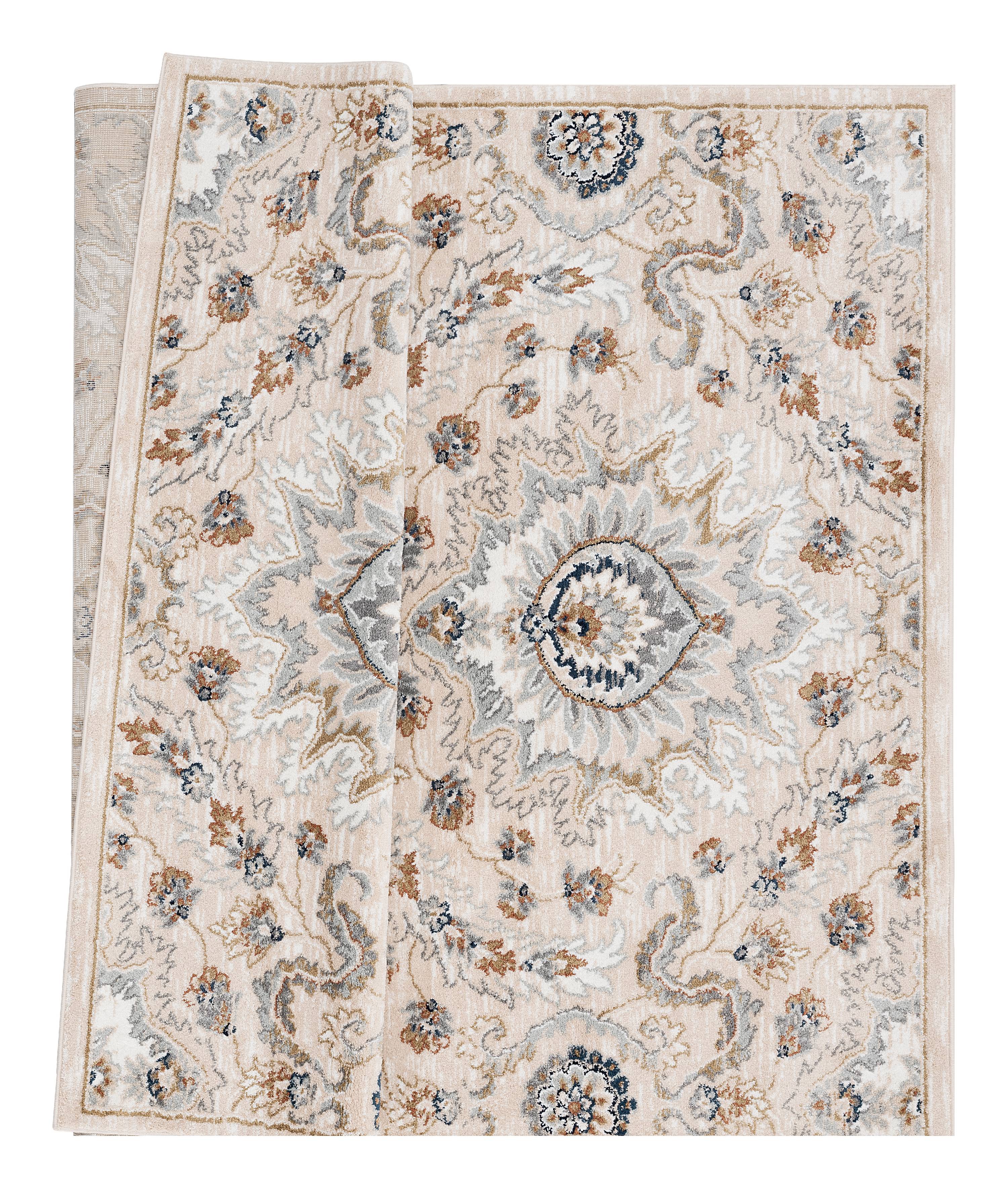 United Weavers Eldersburg Fredrickton Beige Transitional Plush Microfiber/Polyester Area Rug or Runner