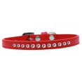 thumbnail image 1 of Clear Crystal Size 14 Red Puppy Collar, 1 of 1