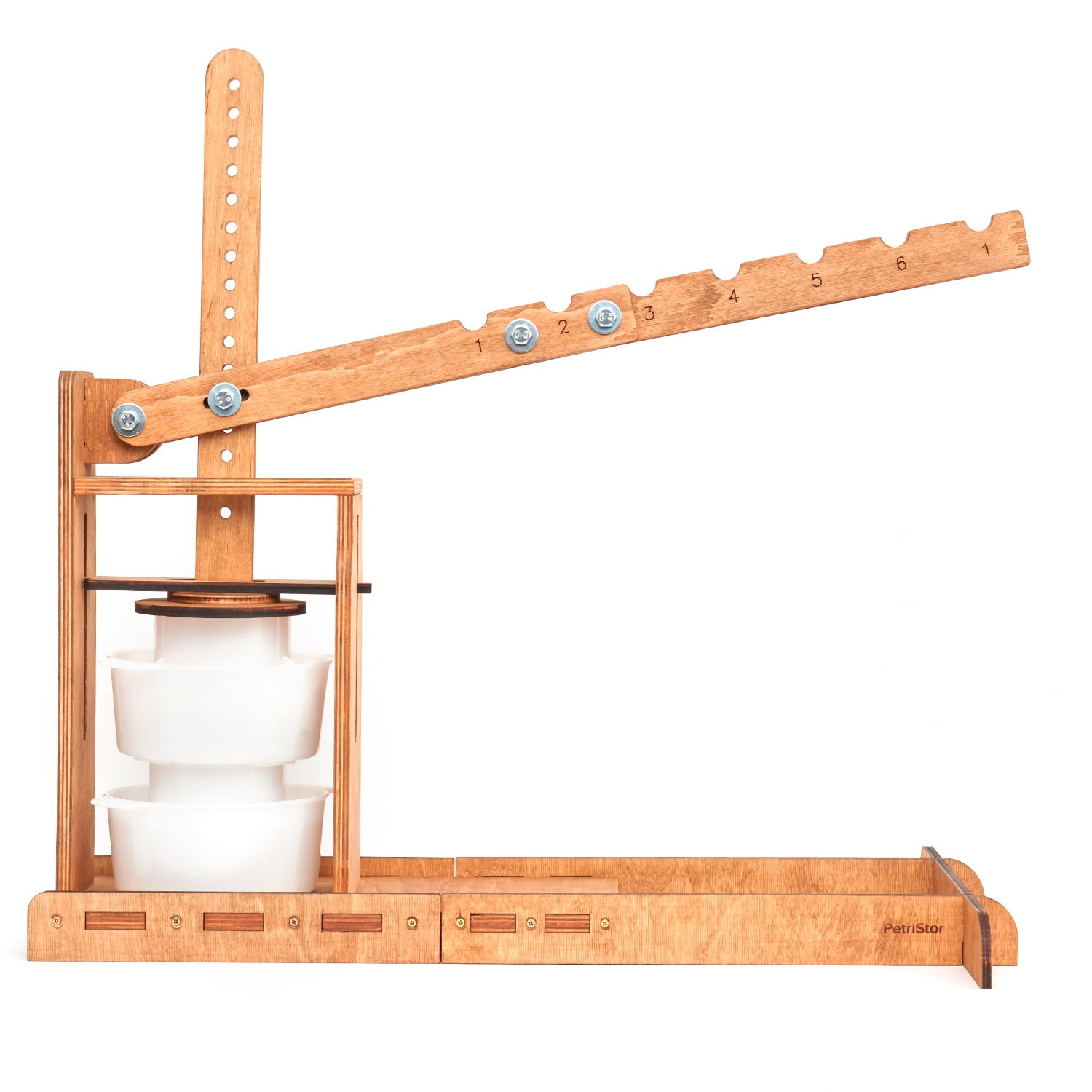 Dutch Wooden Cheese Press Cheese Making Kit (Wooden Cheese Press with