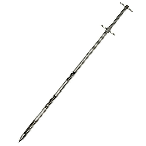 PreAsion 304 Stainless Steel Double Rotary Grain Powder Sampler 39.5" Double Layer Rotary Grain Sampler 1m