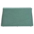 thumbnail image 4 of bali & pari Palm Bohemian Seafoam Green Scallop Rattan Console Table, 4 of 6